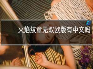 火焰纹章无双欧版有中文吗