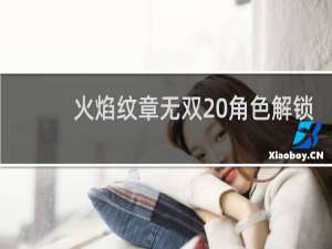 火焰纹章无双 角色解锁