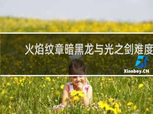 火焰纹章暗黑龙与光之剑难度