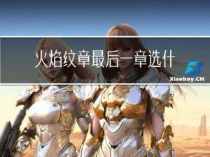 火焰纹章最后一章选什么