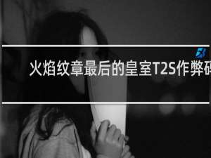 火焰纹章最后的皇室T2S作弊码