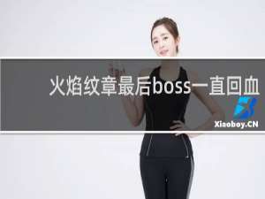 火焰纹章最后boss一直回血