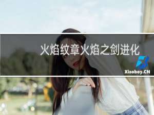 火焰纹章火焰之剑进化