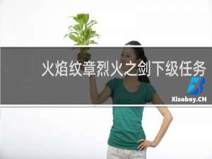 火焰纹章烈火之剑下级任务