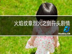 火焰纹章烈火之剑开头剧情