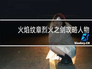 火焰纹章烈火之剑攻略人物