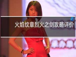 火焰纹章烈火之剑攻略评价