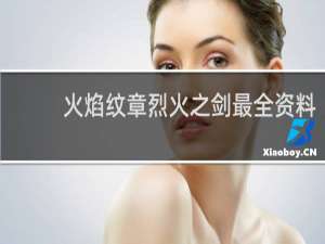火焰纹章烈火之剑最全资料