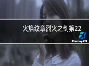 火焰纹章烈火之剑第22