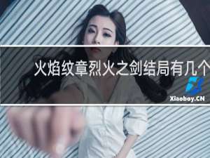 火焰纹章烈火之剑结局有几个