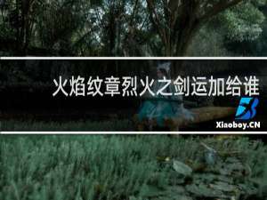 火焰纹章烈火之剑运加给谁