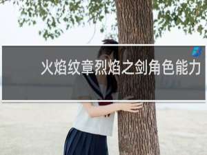 火焰纹章烈焰之剑角色能力