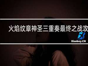 火焰纹章神圣三重奏最终之战攻略