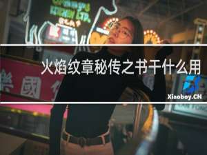 火焰纹章秘传之书干什么用