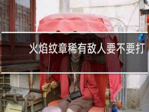 火焰纹章稀有敌人要不要打