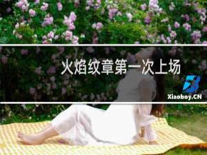 火焰纹章第一次上场