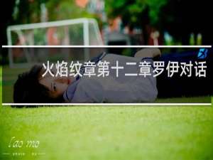 火焰纹章第十二章罗伊对话