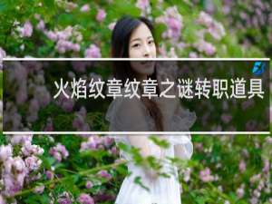 火焰纹章纹章之谜转职道具