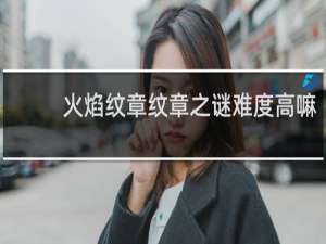 火焰纹章纹章之谜难度高嘛