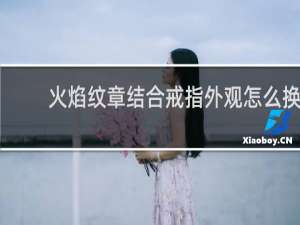 火焰纹章结合戒指外观怎么换