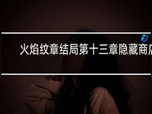 火焰纹章结局第十三章隐藏商店