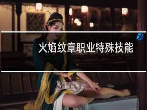 火焰纹章职业特殊技能