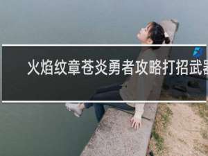 火焰纹章苍炎勇者攻略打招武器