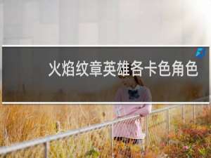 火焰纹章英雄各卡色角色