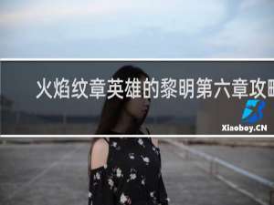 火焰纹章英雄的黎明第六章攻略