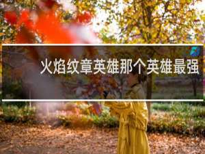 火焰纹章英雄那个英雄最强