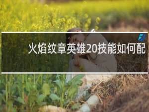 火焰纹章英雄 技能如何配