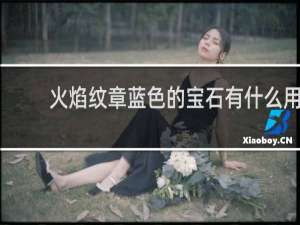 火焰纹章蓝色的宝石有什么用