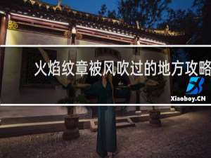 火焰纹章被风吹过的地方攻略