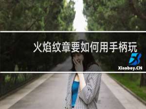火焰纹章要如何用手柄玩