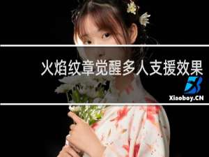 火焰纹章觉醒多人支援效果