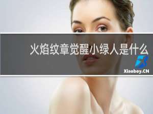 火焰纹章觉醒小绿人是什么