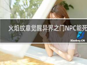 火焰纹章觉醒异界之门NPC能死吗