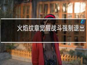 火焰纹章觉醒战斗强制退出