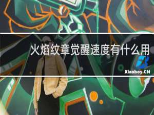 火焰纹章觉醒速度有什么用
