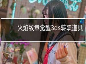火焰纹章觉醒3ds转职道具