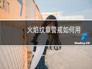 火焰纹章警戒如何用