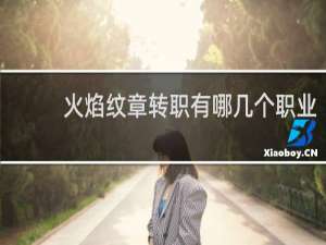 火焰纹章转职有哪几个职业