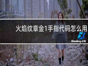 火焰纹章金1手指代码怎么用