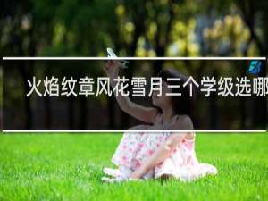 火焰纹章风花雪月三个学级选哪个