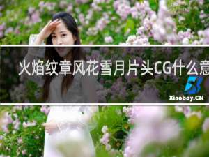 火焰纹章风花雪月片头CG什么意思