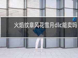 火焰纹章风花雪月dlc能卖吗
