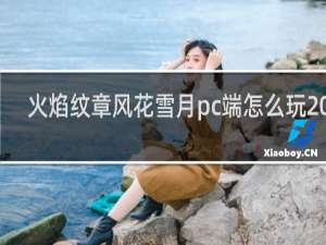 火焰纹章风花雪月pc端怎么玩2021