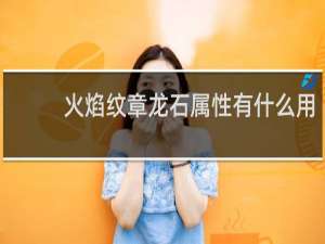 火焰纹章龙石属性有什么用