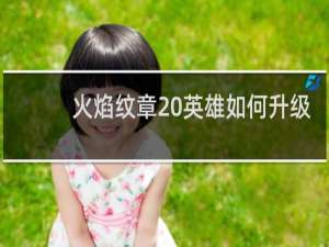 火焰纹章 英雄如何升级