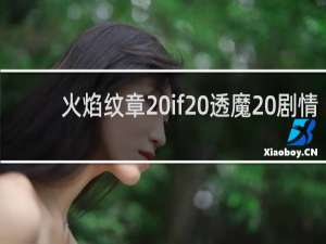 火焰纹章 if 透魔 剧情